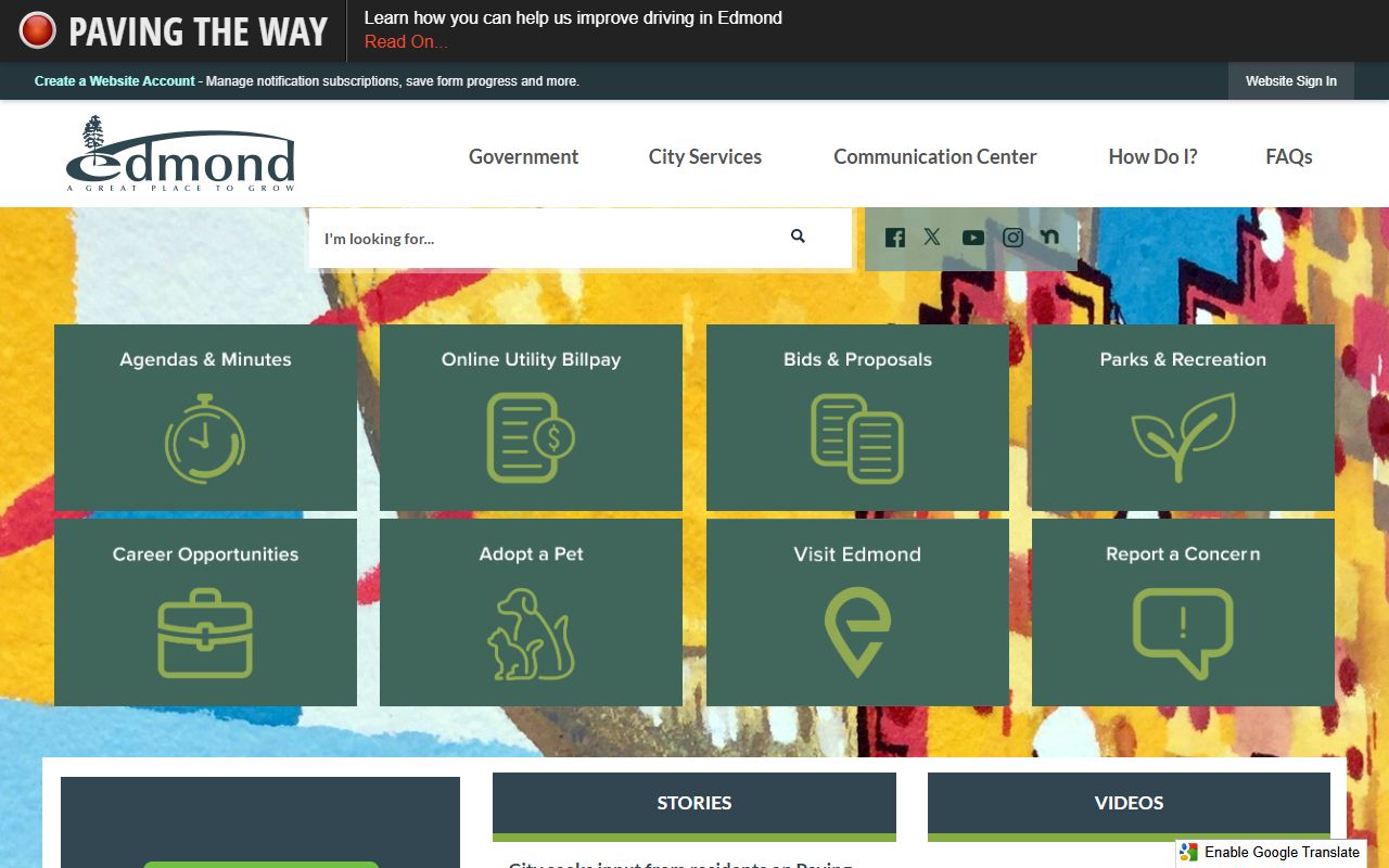 Edmond Oklahoma Official City Website - Property Records