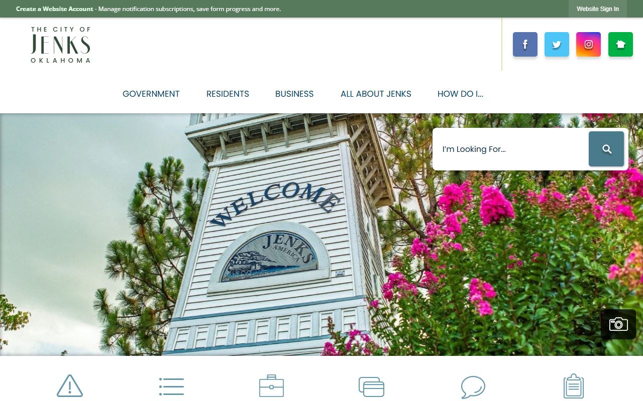 Jenks Oklahoma Official Website - Jenks Property Records