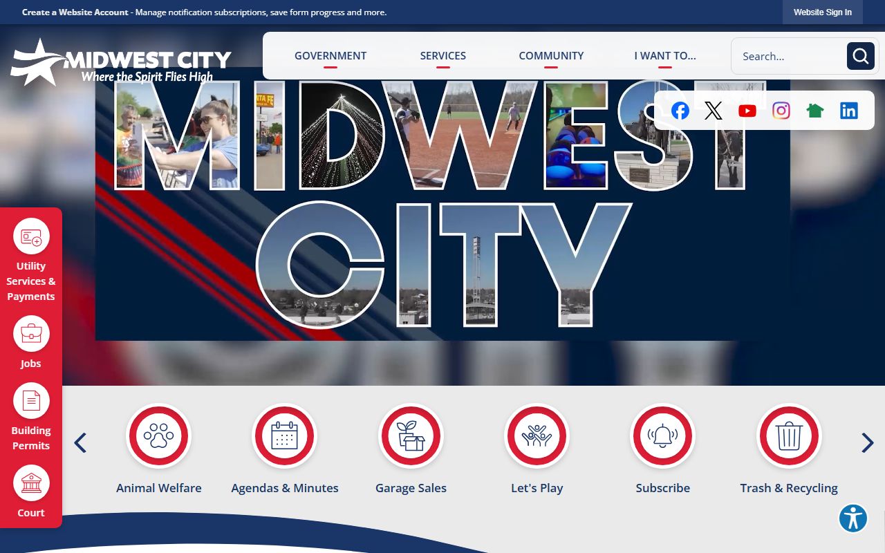 Midwest City Oklahoma Official Website - Midwest City Property Records
