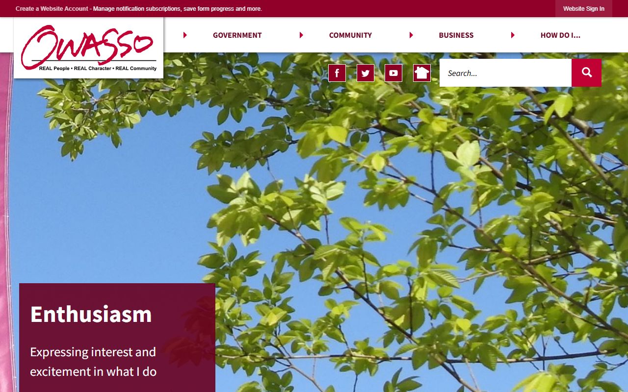 Owasso Oklahoma Official Website - Property Records