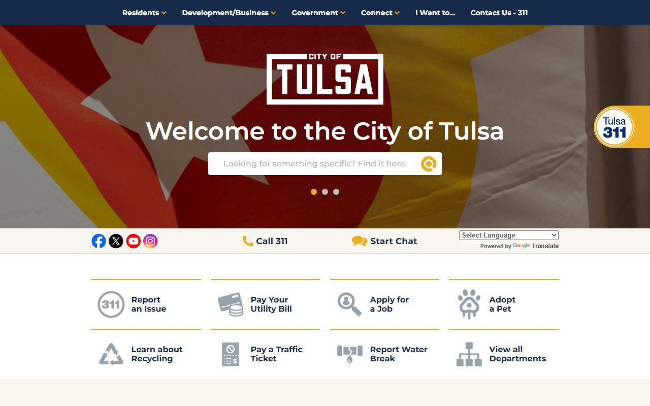 City of Tulsa Official Website - Tulsa Property Records