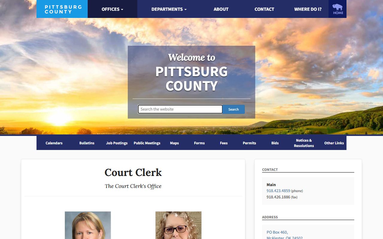 Pittsburg County Court Clerk - Property Records