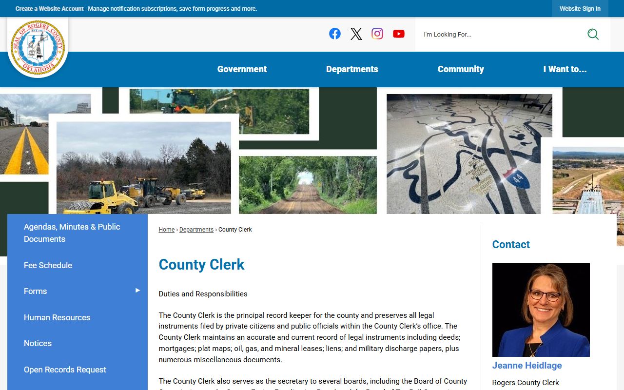 Rogers County Clerk - Rogers County Property Records