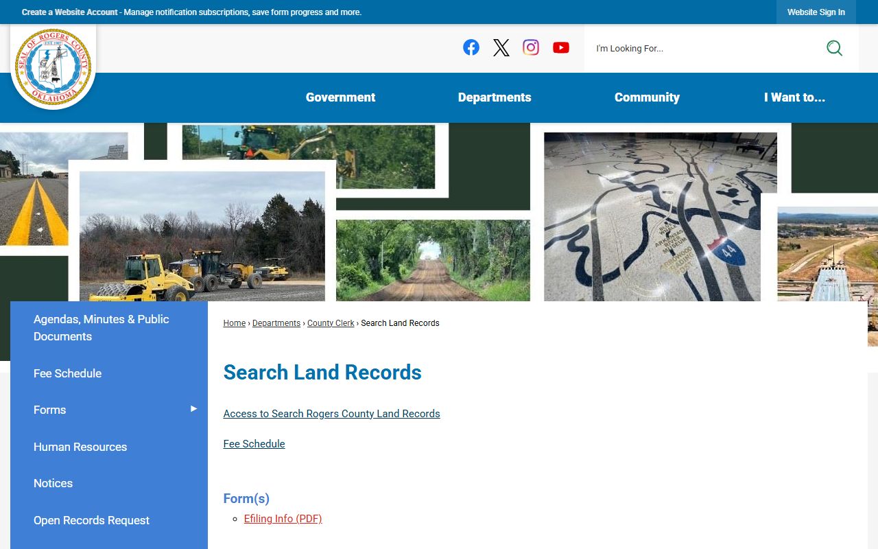 Rogers County Land Records Search - Rogers County Property Records
