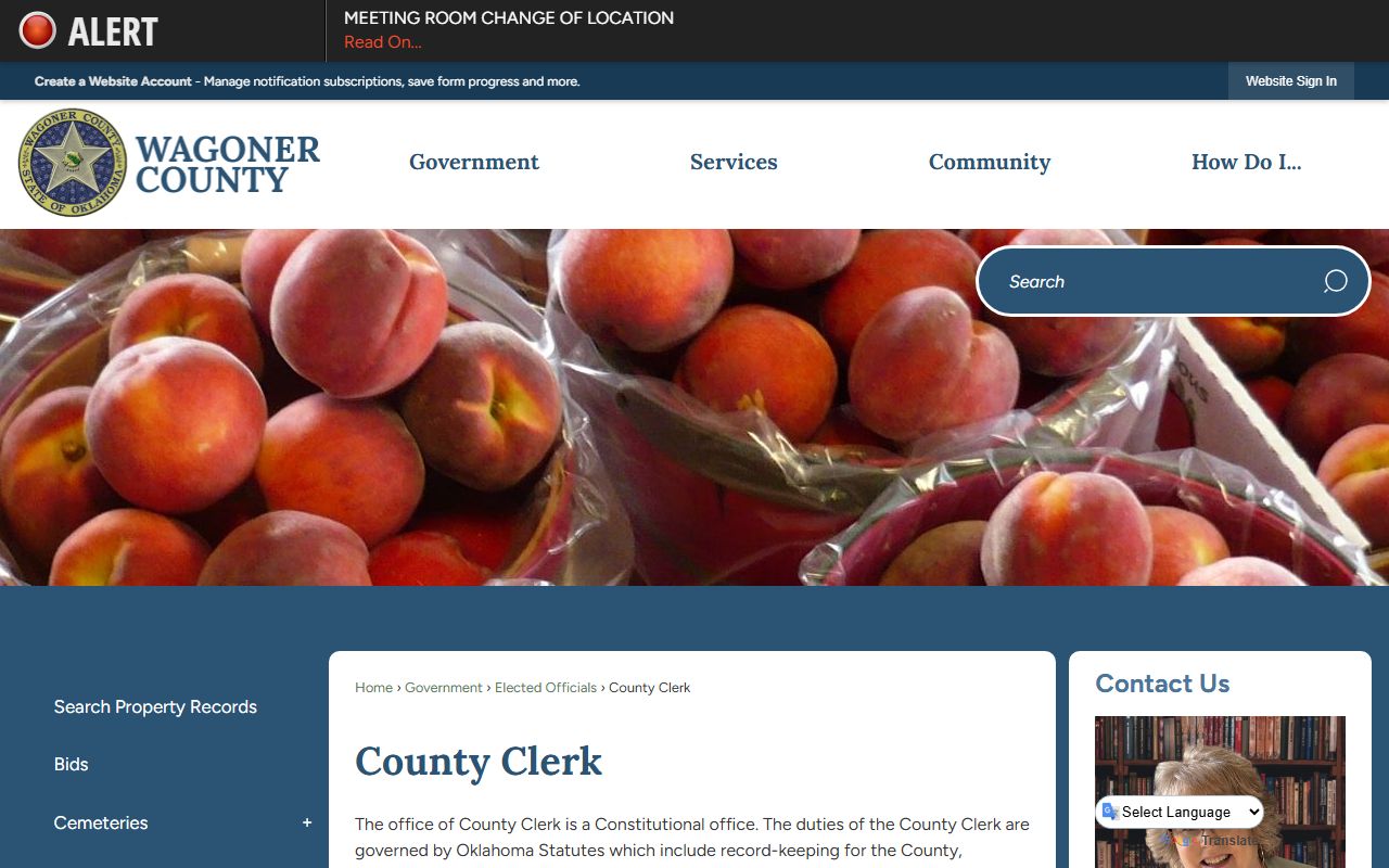 Wagoner County Clerk - Property Records
