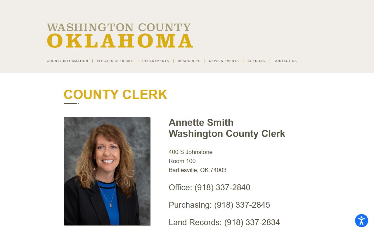 Washington County Clerk - Property Records