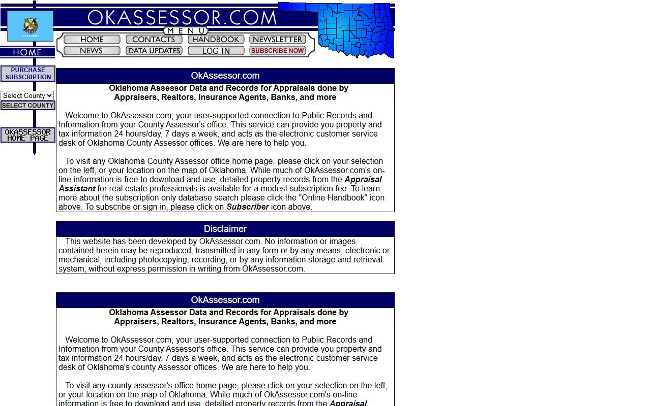 OKAssessor.com Statewide Portal - Oklahoma Property Records