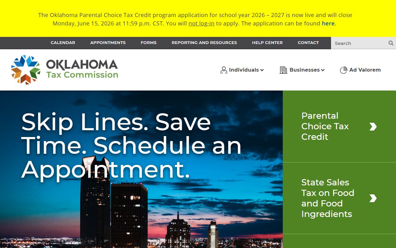 Oklahoma Tax Commission - Oklahoma Property Records